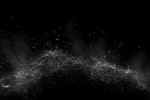 AI generated Dust particles Abstract particle background photo