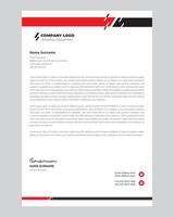 corporate letterhead design vector