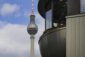 Berlin, Germany, 2021 - Berlin Television tower, Berlin Mitte district, Berlin, Germany photo