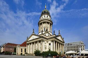 Berlin, Germany, 2021 - French Cathedral, Gendarmen square, Unter den Linden, Berlin, Germany photo