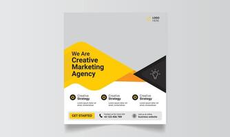 Digital marketing expert Social media post or web banner vector template