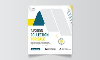 New arrival Fashion Sale Social media post or web banner vector template