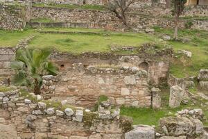 The Ancient Library of Pantainos located near the Ancient Agora in Athens, Greece photo