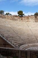 View of part of the Odeon of Herodes Atticus Theater at the Acropolis photo