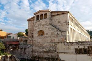 el antiguo ágora museo esa es dentro el jardines de el antiguo ágora restos foto