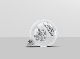 Christmas Ball Mockup psd