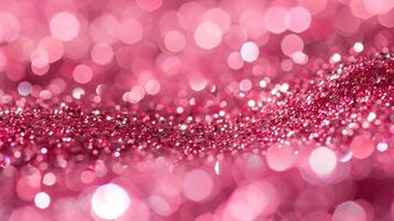 AI generated Pink shany glamour glitter background pattern photo