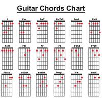 Collection of vector Guitar Chords