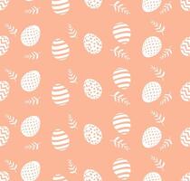 Happy easter day. Colorful easter egg pattern seamless background. design for mask face, pillow, clothing, fabric, gift wrap. Vector. vector