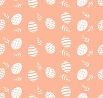 Happy easter day. Colorful easter egg pattern seamless background. design for mask face, pillow, clothing, fabric, gift wrap. Vector. vector