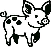 Piglet Baby Pig vector