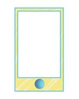 Design photo frame for mobile phone or phone. Perfect for photo frame, photo call, wallpaper, background, poster, banner vector