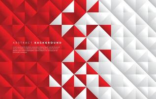 red and white modern abstract background design template vector