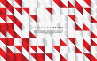 red and white modern abstract background design template vector