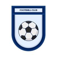 football club badge illustration vector