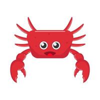 crab animal  illustration vector