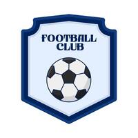 football club badge illustration vector