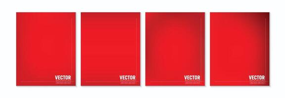 Set of vector gradient backgrounds of romantic colour. Great for Valentine day