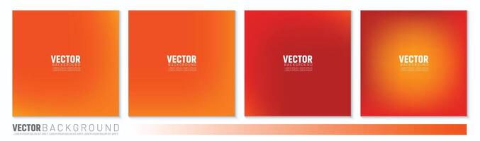 Abstract orange gradient illustration background. For social media post vector