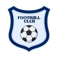 football club badge illustration vector