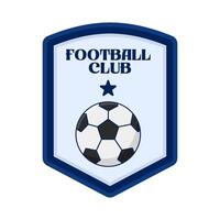 football club badge  illustration vector