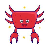 crab animal illustration vector