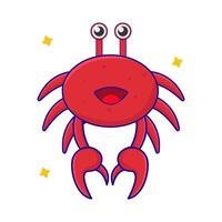 crab animal illustration vector