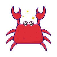 crab animal illustration vector