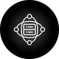 Cluster Server Vector Icon