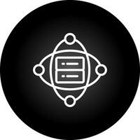 Cluster Server Vector Icon