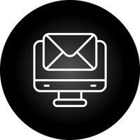 icono de vector de alojamiento de correo electrónico