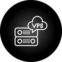 VPS Hosting Vector Icon