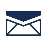 Vector mail icon vector sign letter envelope symbol message send to address illustration