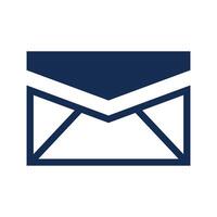 Vector mail icon vector sign letter envelope symbol message send to address illustration