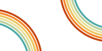 retro abstract colorful rainbow copy space png