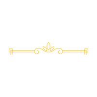 Jahrgang golden Rand Element png