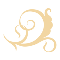 retro baroque element png