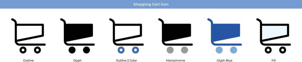 Shopping Cart Icon Set vector