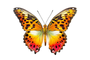 AI generated butterfly isolated on png background