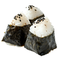 ai gegenereerd onigiri geïsoleerd pngonigiri geïsoleerd PNG