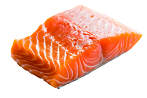 ai generato fresco salmone png