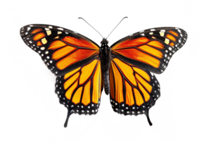 AI generated butterfly isolated on png background