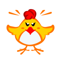 The cartoon Angry Chicken. png