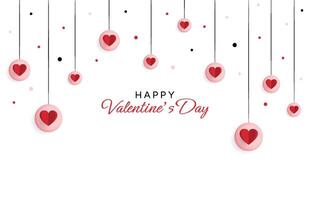 Happy valentine day. with creative love composition of the hearts. Vector illustration