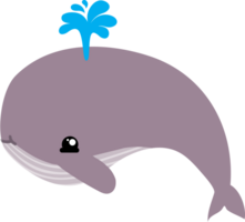 simpatico cartone animato balena png