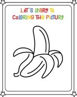 drawing vector image banana