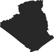 nationaal kaart Algerije png