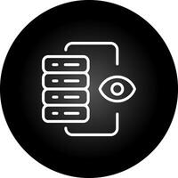 Server Monitoring Vector Icon