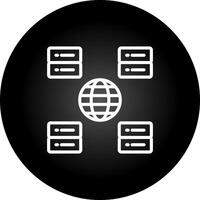 Content Delivery Network Vector Icon
