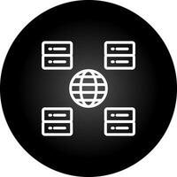 Content Delivery Network Vector Icon